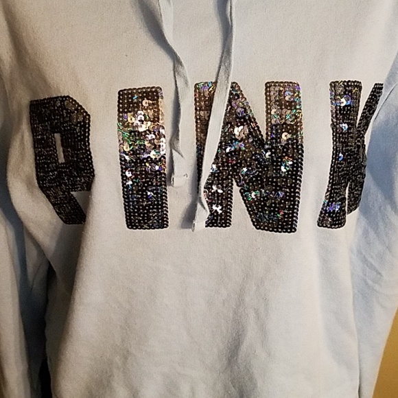 Sold on Mercari! New Pink Bling Hoodie - Picture 2 of 3